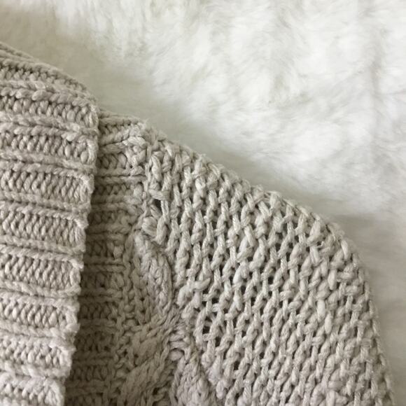 Coincidence & Chance Beige Cable Knit Cardigan - Picture 7 of 14